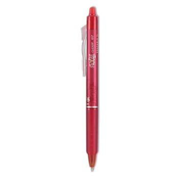 Image for Pilot Frixion Clicker Erasable Gel Pen Fine 0.7 Mm Red Ink Red Brl Package Of 12 from HD Supply