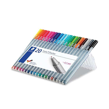 Image for Staedtler Triplus Finelinr Pen Stick Extra-Fine 0.3 Mm Ast Ink/Brl Package Of 20 from HD Supply