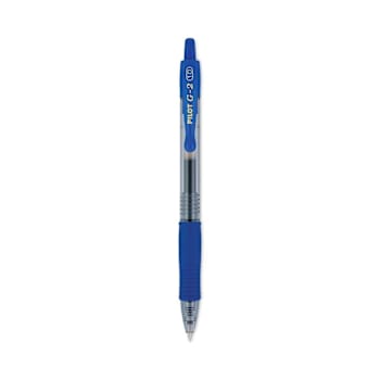 Image for Pilot G2 Premium Gel Pen Bold 1 Mm Blue Ink Smoke/Blue Brl Package Of 12 from HD Supply