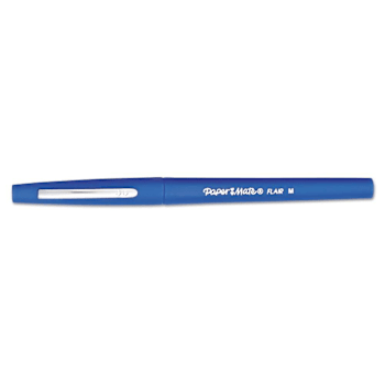 Image for Paper Mate Flair Felt Tip Porous Point Pen 0.7 Mm Blue Ink/Brl Package Of 12 from HD Supply