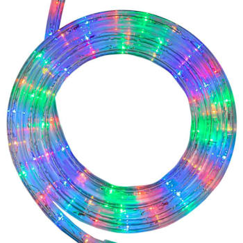 Image for Wintergreen Lighting LED Rope Light, 2 Wire 1/2", 120 Volt, Multicolor, 18' from HD Supply