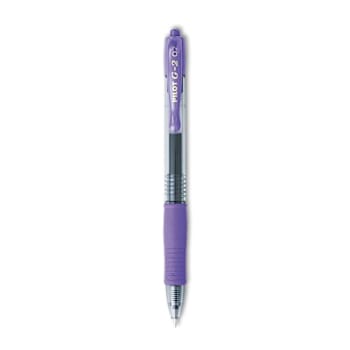 Image for Pilot G2 Premium Gel Pen Fine 0.7 Mm Purple Ink Smoke/Purple Brl Package Of 12 from HD Supply