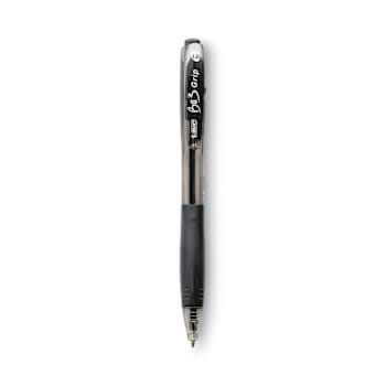 Image for Bic Bu3 Ballpoint Pen Bold 1 Mm Black Ink Smoke/Black Brl Package Of 12 from HD Supply