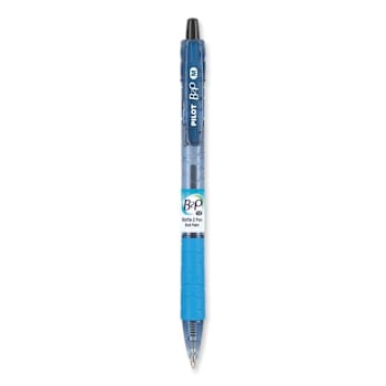Image for Pilot B2p Recycled Ballpoint 1 Mm Black Ink Translucent Blue Brl Package Of 12 from HD Supply