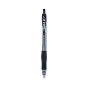 Image for Pilot G2 Premium Gel Pen Fine 0.7 Mm Black Ink Smoke/Black Brl Package Of 12 from HD Supply