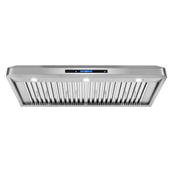 Image for 48 In. Haven Collection 500 CFM Ducted Under Cabinet Range Hood, Touch Controls, LED Lights, Stainless Steel from HD Supply