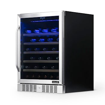 Image for NewAir 24" Built-In 52 Bottle Compressor Wine Fridge In Stainless Steel With Precision Digital Thermostat And Premium Beech Wood from HD Supply