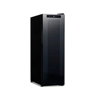Image for NewAir Shadow Series Wine Cooler Refrigerator 12 Bottle, Freestanding Mirrored Wine Fridge With Double-Layer Tempered Glass Door from HD Supply