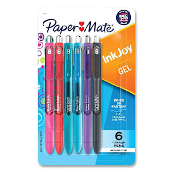 Image for Paper Mate Inkjoy Gel Pen 0.7 Mm Assorted Ink And Barrel Colors Package Of 6 from HD Supply