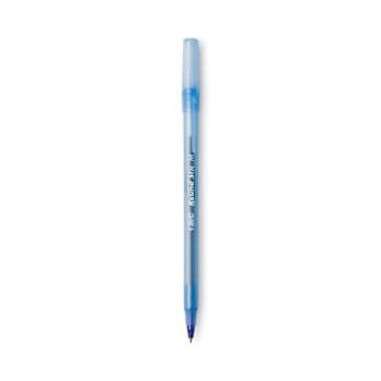Image for Bic Round Stic Xtra Life Pen 1 Mm Blue Ink Translucent Blue Barrel Package Of 12 from HD Supply