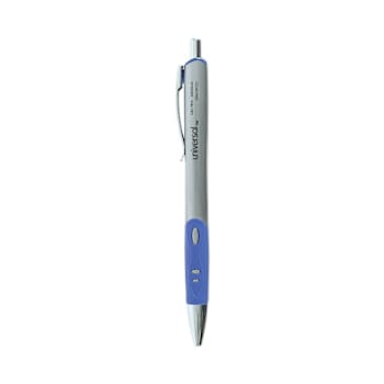 Image for Universal Comfort Grip Gel 0.7 Mm Blue Ink Gray/Blue/Silver Barrel Package Of 12 from HD Supply