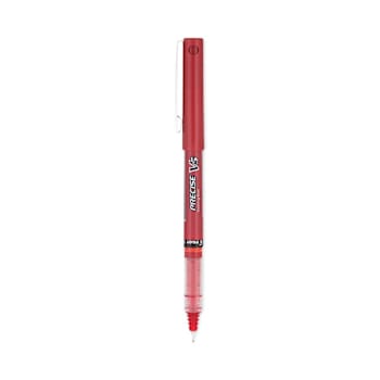 Image for Pilot Precise V5 Stick Extra-Fine 0.5 Mm Red Ink Red/Clear Barrel Package Of 12 from HD Supply
