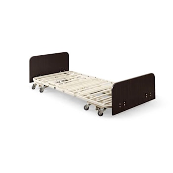 Medacure® Versatile Low Bed With Mahogany Bed Ends 36"W X 80-88"L 500lb.