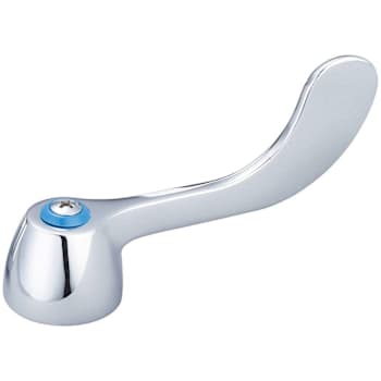 Image for Central Brass Wrist Handle (4") With Blue Index Ring & Screw-Cold from HD Supply