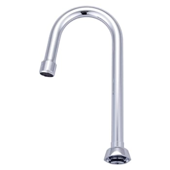 Image for Central Brass 4-3/32" Combo Rigid/Swivel Gooseneck Spout With Aerator from HD Supply