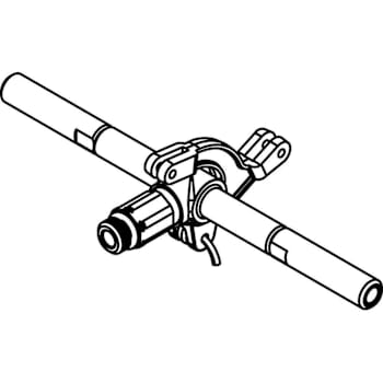 Image for Central Brass 8" Center Tee W/Rocker Arm - Shelf Back/Slant Back Bathroom Faucet from HD Supply
