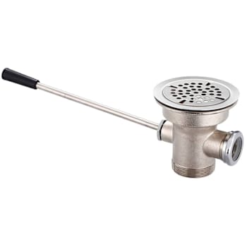 Central Brass Waste Drain - Valve