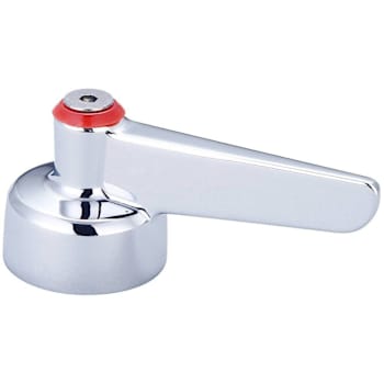 Image for Central Brass Lever Handle With Vandal Proof Screw-Hot from HD Supply