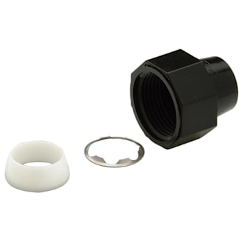 Zurn Qickport – 1" Female Thread X 3/4" Nominal Pipe – Nut-Ring-Cone