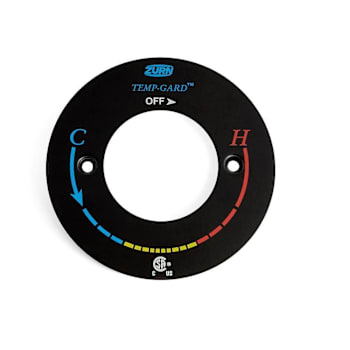 Image for Zurn Temp-Gard I Shower Valve Dial Plate from HD Supply
