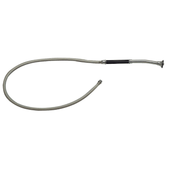 Zurn 4’ Vinyl Spray Hose/Insulated 6” Handle W/Angled Spray Outlet Bedpan Washer