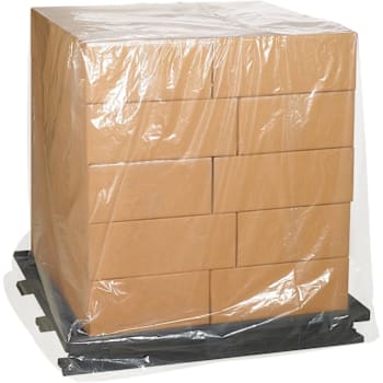 Box Partners 41 X 31 X 56" - 2 Mil Clear Pallet Covers Cs Of 50