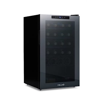 Image for NewAir Shadow Series Wine Cooler Refrigerator 24 Bottle, Freestanding Mirrored Wine Fridge With Double-Layer Tempered Glass Door from HD Supply