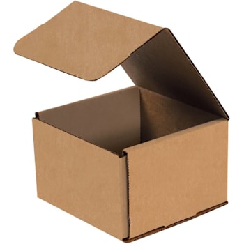 Box Partners 6 X 6 X 4" Kraft Corrugated Mailers Pkg Of 50
