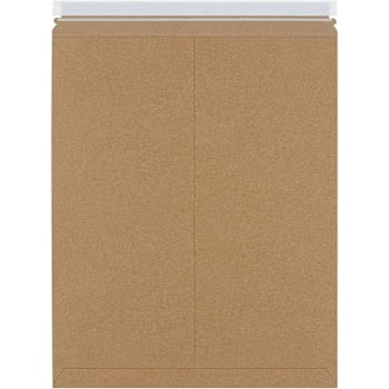 Box Partners 17 X 21" Kraft Self-Seal Stayflats Plus Mailers Cs Of 100