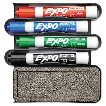 Image for Expo Whiteboard Caddy Set Broad Chisel Tip Assorted Colors Package Of 4 from HD Supply