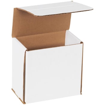 Box Partners 5 X 3 X 5" White Corrugated Mailers Pkg Of 50