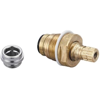Image for Central Brass Quick Pression 1/4 Turn Stem Assembly W/Replaceable Seat from HD Supply