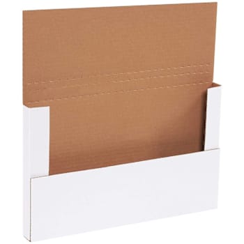 Image for Box Partners 14 1/8 X 8 5/8 X 1" White Easy-Fold Mailers Pkg Of 50 from HD Supply