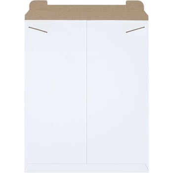 Box Partners 17 X 21" White Stayflats Mailers Cs Of 100