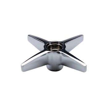 Image for Zurn Aquaspec Single Cross/Four-Arm Handle With Red Blue And Black Index Plugs from HD Supply