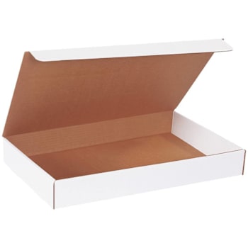 Box Partners 19 X 12 X 2 1/2" White Literature Mailers Pkg Of 50