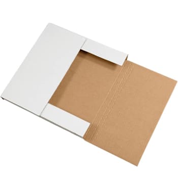 Image for Box Partners 12 1/2 X 12 1/2 X 1" White Easy-Fold Mailers Pkg Of 50 from HD Supply