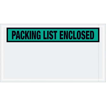Image for Box Partners 5 1/2 X 10" Green "Packing List Enclosed" Envelopes Cs Of 1000 from HD Supply