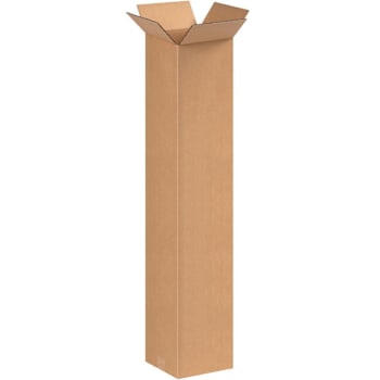 Box Partners 8 X 8 X 42" Tall Corrugated Boxes Pkg Of 20