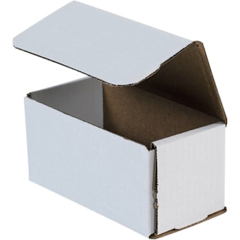 Box Partners 6 X 3 X 3" White Corrugated Mailers Pkg Of 50