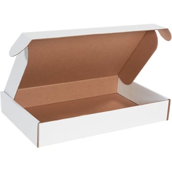 Box Partners 19 X 12 X 3" White Deluxe Literature Mailers Pkg Of 25