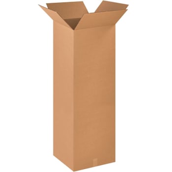 Box Partners 18 X 18 X 48" Tall Corrugated Boxes Pkg Of 10