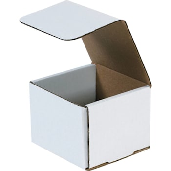 Image for Box Partners 4 3/8 X 4 3/8 X 3 1/2" White Corrugated Mailers Pkg Of 50 from HD Supply