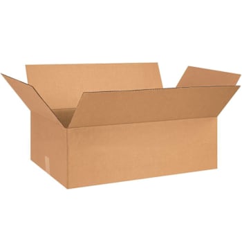 Box Partners 28 X 18 X 8" Flat Corrugated Boxes Pkg Of 15