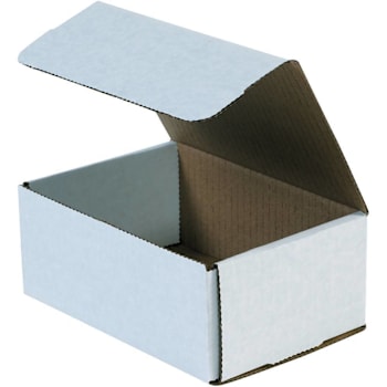 Box Partners 7 1/8 X 5 X 3" White Corrugated Mailers Pkg Of 50