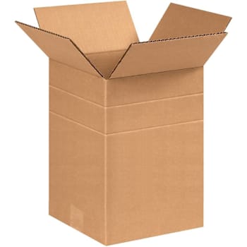 Image for Box Partners 8 1/2 X 8 1/2 X 12" Multi-Depth Corrugated Boxes Pkg Of 25 from HD Supply