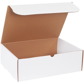 Box Partners 15 1/8 X 11 1/8 X 5" White Literature Mailers Pkg Of 50