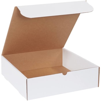 Box Partners 14 X 14 X 4" White Literature Mailers Pkg Of 50