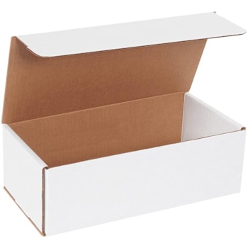Box Partners 12 X 6 X 4" White Corrugated Mailers Pkg Of 50
