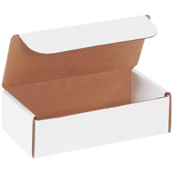 Box Partners 7 X 3 5/8 X 2 1/8" White Literature Mailers Pkg Of 50